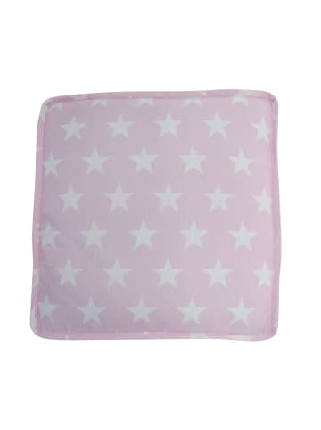 Krasilnikoff Box Sitzkissen Bezug Pink with Stars in pink