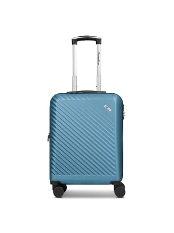 Check.In Paradise 2.0 4 Rollen Kabinentrolley S 55 cm mit Dehnfalte glacier blue