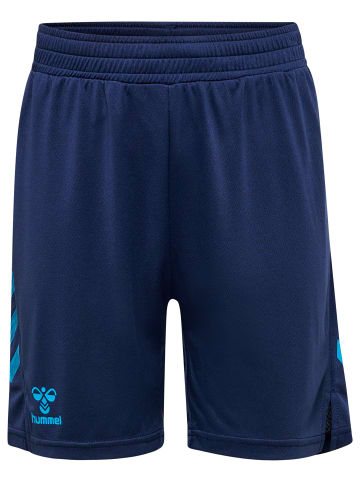 Hummel Hummel Kurze Hose Hmlongrid Multisport Kinder Atmungsaktiv Leichte Design Schnelltrocknend in MARINE/ATOMIC BLUE