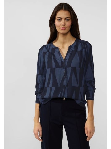 Street One Langarmbluse in deep blue