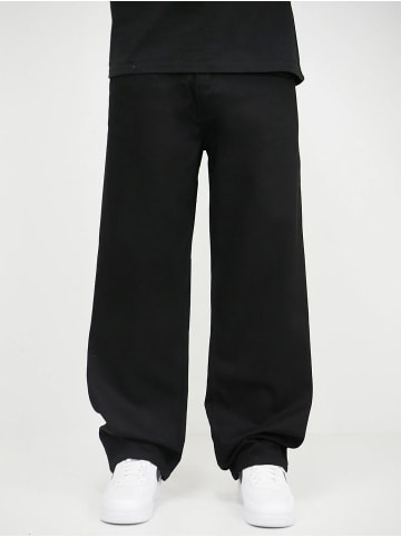 DADA Baggy Jeans Loose Fit mit gestickter Gesäßtasche in Schwarz