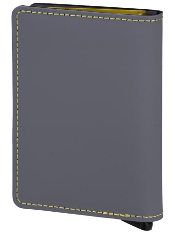 Secrid Geldbörse Slimwallet Matte in Grey-Lime