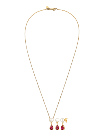 Elli Schmuckset 925 Sterling Silber in Gold