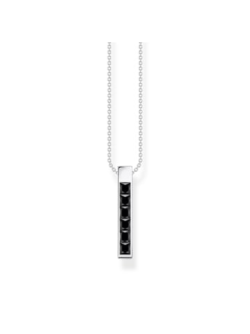 Thomas Sabo Kette in silber, schwarz