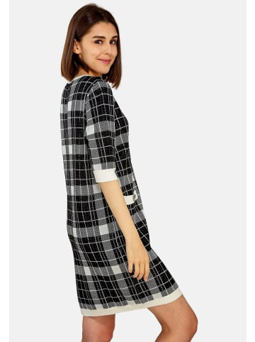 TOOCHE Kleid "A Scacchi" in Schwarz