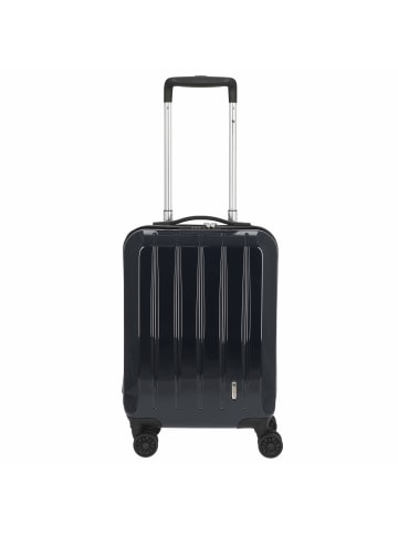 Check.In London 2.0 - 4-Rollen-Trolley 50 cm in carbon blau