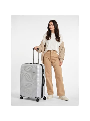 Pactastic Collection 02 THE LARGE 4 Rollen Trolley 77 cm silver metallic 2
