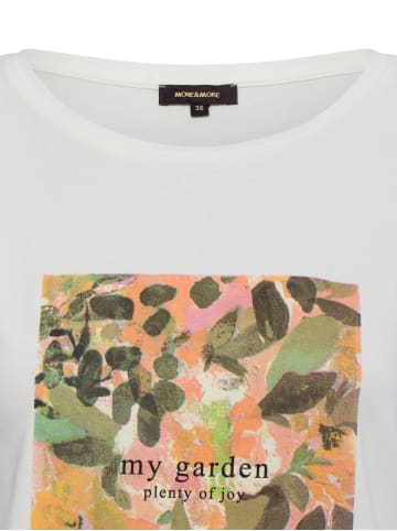 More & More T-Shirt in weiß mehrfarbig