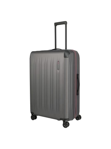 travelite Dynamiic - 4-Rollen-Trolley L 76 cm erw. (anthrazit) in anthrazit