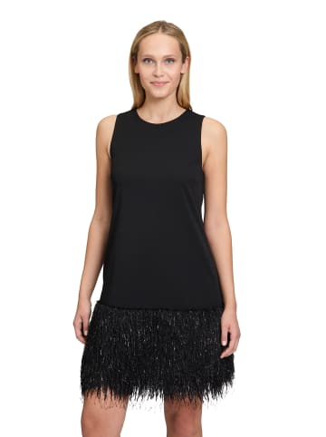Vera Mont Abendkleid mit Fransen in Schwarz