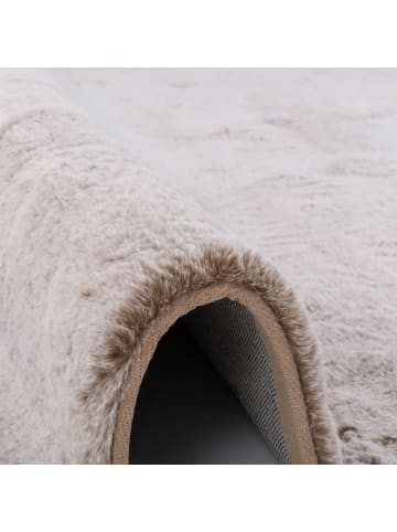 Pergamon Fellteppich Luxus Super Soft Plush in Taupe Meliert