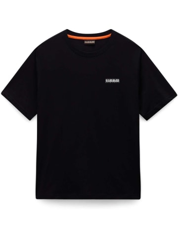 Napapijri T-Shirt "S-Guide Ss" in Schwarz