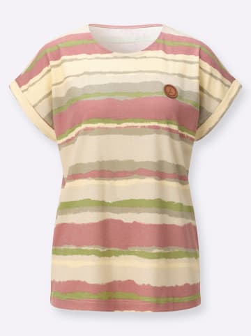 WITT WEIDEN Shirt in rosenholz-sand-bedruckt