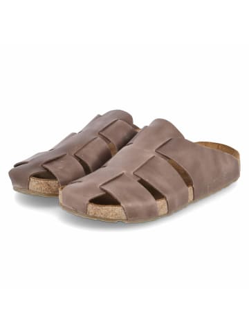 HAFLINGER Pantolette in dunkelbraun