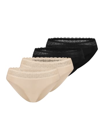 Triumph Tai Slip Feel of Modal in Beige / schwarz