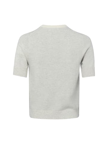 Marie Lund Strickshirt in hellgrau - 0001
