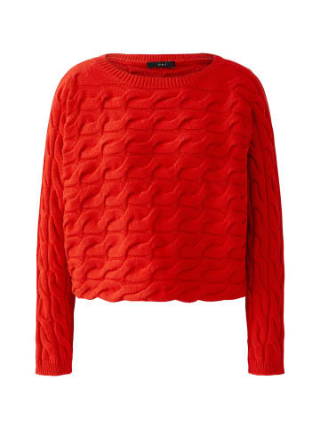 Oui Pullover SIRAH in high risk red
