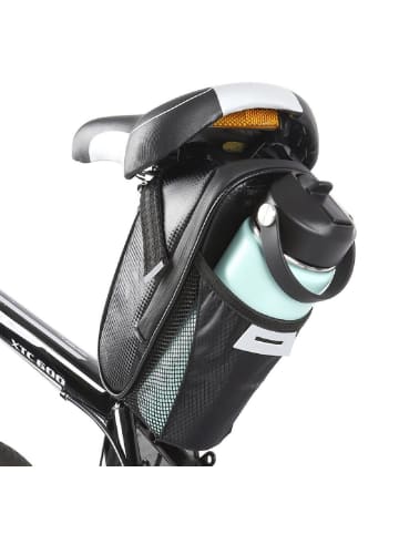 Wozinsky Fahrradsatteltasche 1,5 l Fahrradtasche Wasserflaschentasche in Schwarz