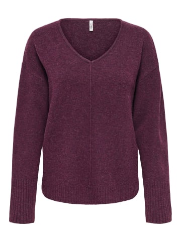 ONLY Strickpullover in Mauve Wine