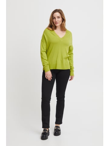 Fransa FRBlume loose fit in Dark Citron