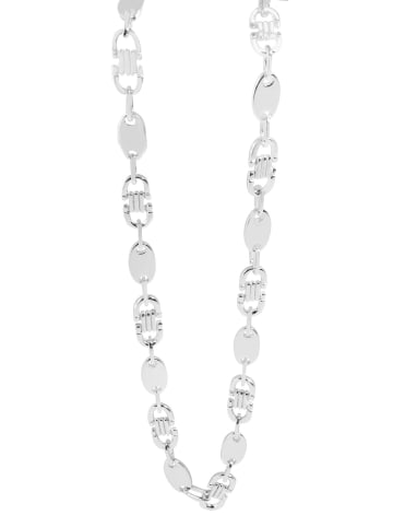 Adeliás Damen Halskette – Plattenkette aus 925 Silber 55 cm in silber