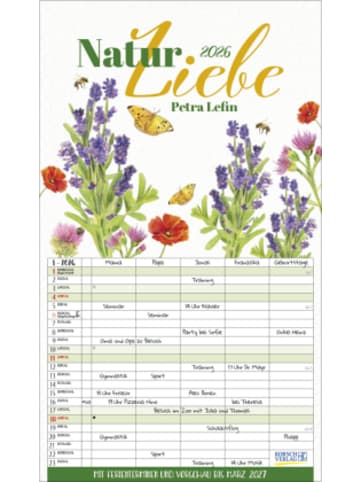 Korsch Kalender - NaturLiebe 2026