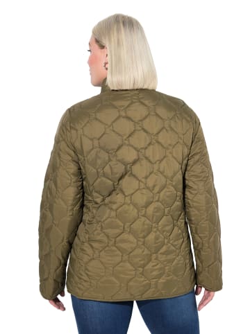 Ulla Popken Steppjacke in dunkles oliv