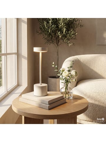 home24 Akku-Tischleuchte LIM in Beige