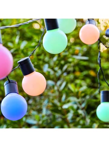 Butlers Outdoorlichterkette mit Stecker SUNSET in Bunt