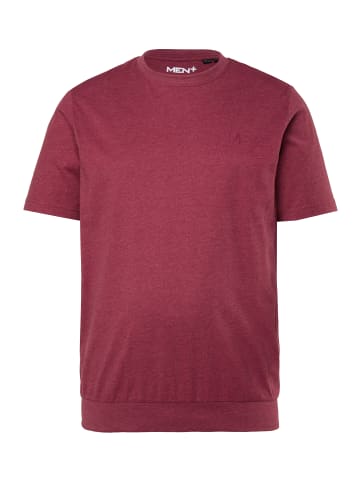 Men Plus Kurzarm T-Shirt in kupfer braun