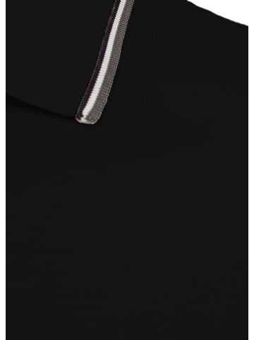 COLMAR Polo-Shirt mit angesetztem Kragen in Schwarz