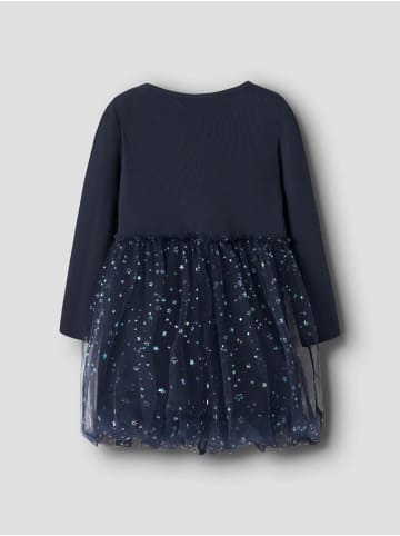 name it Tüllkleid langarm Glitzer-Sterne Nmfrarana in navy blazer