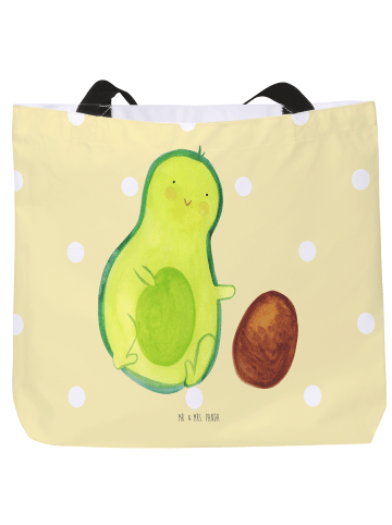 Mr. & Mrs. Panda Schultasche Avocado Kern rollt ohne Spruch in Gelb Pastell