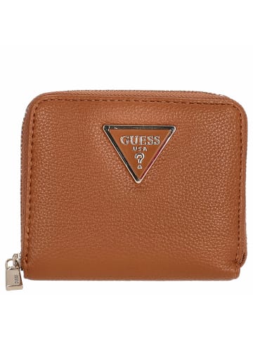 Guess Meridian - Geldbörse S 3cc 11 cm in cognac