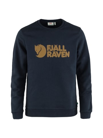 FJÄLLRÄVEN Sweatshirt Logo Sweater in dunkelblau