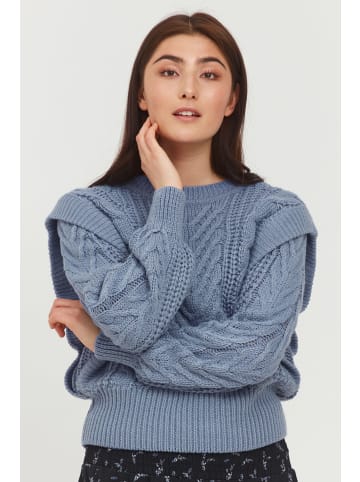 b.young Strickpullover BYOTINKA CABLE JUMPER - 20810219 in grau