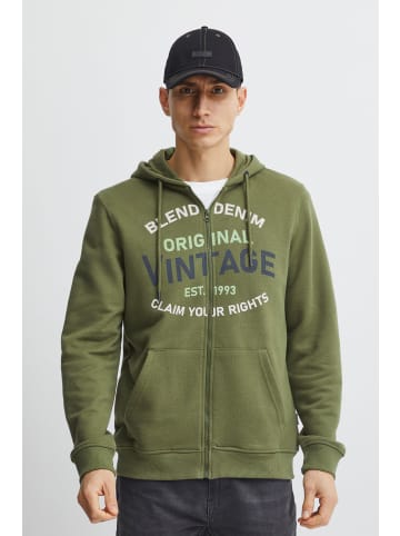 BLEND Kapuzensweatjacke BHSweatshirt in Grün