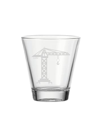 LUXENTU Kinderbecher Kran in 215 ml in transparent