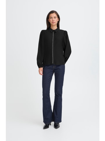 ICHI Langarm IHRHINES Regular fit in Black