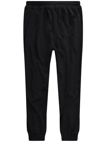 Men Plus Lange Sweathose in schwarz