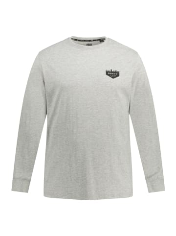 JP1880 Kurzarm T-Shirt in grau melange