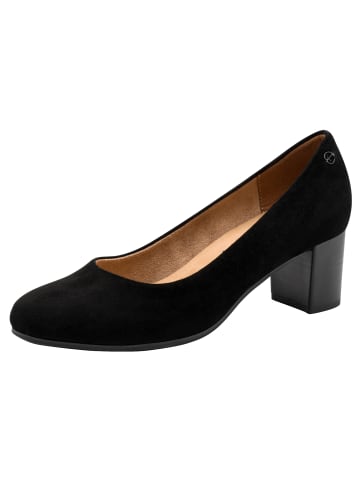 Tamaris WIDE FIT Pumps in BLACK SUEDE