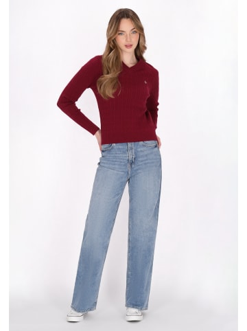 DreiMaster Maritim Sweater in wine red