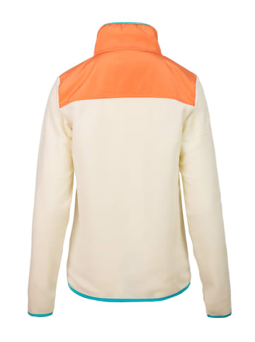 Salzhaut Fleecejacke Klóówerblad in Beige Coral