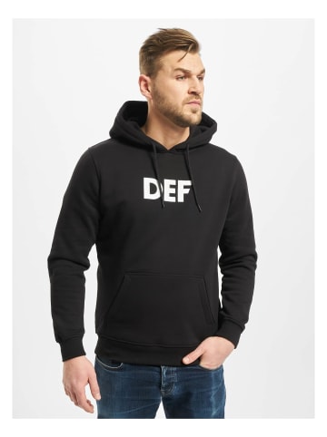 DEF Kapuzenpullover in black