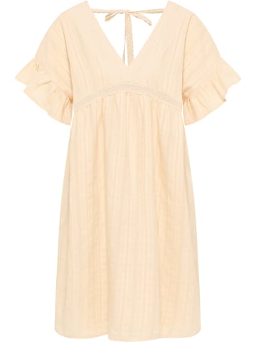 DreiMaster Vintage Kleid in Beige Creme