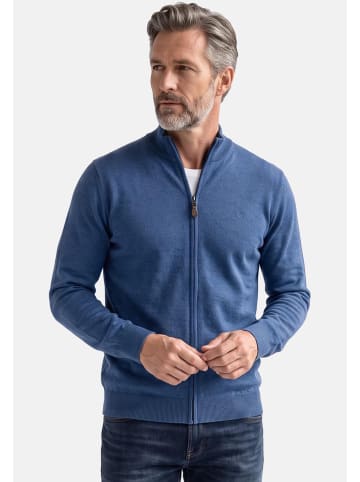 Redmond Strickjacke Basic in Blau