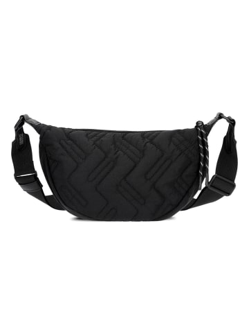 Zwei Cleo Umhängetasche 30 cm in black new