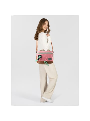 FJÄLLRÄVEN Vardag Shoulder Bag 6 Umhängetasche 26 cm in poppy pink-khaki dust