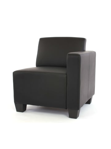 MCW Modular 2-Sitzer Sofa Moncalieri, Schwarz